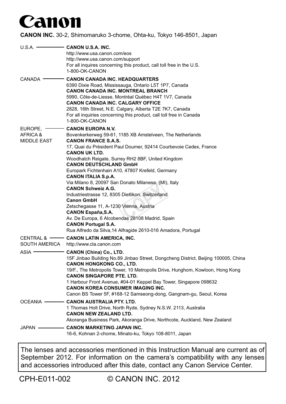 Cop y | Canon EOS-1D C User Manual | Page 420 / 420