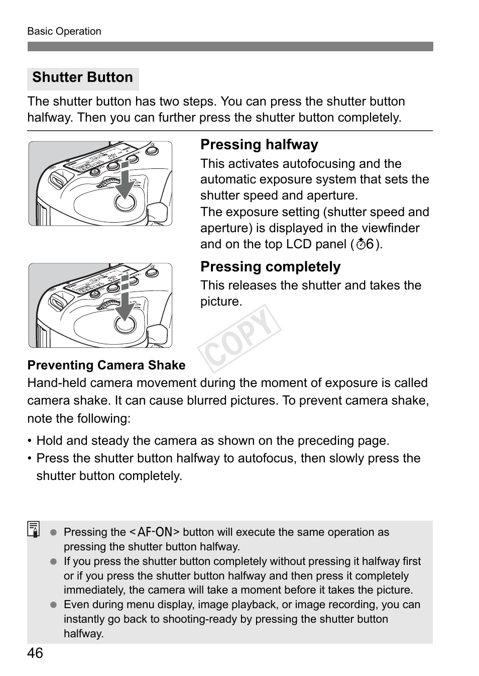 Cop y | Canon EOS-1D C User Manual | Page 46 / 420