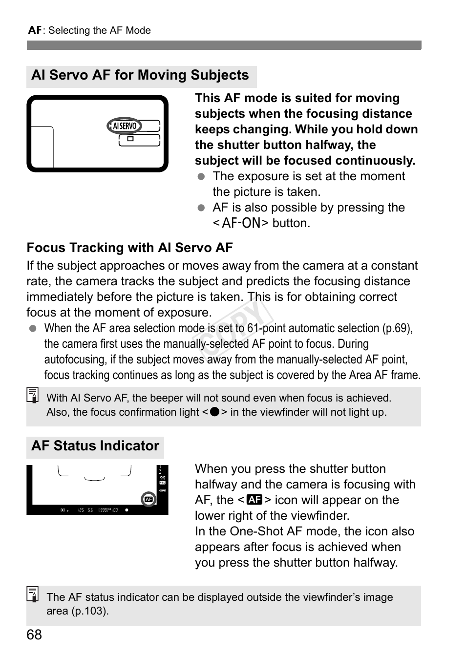 Cop y | Canon EOS-1D C User Manual | Page 68 / 420