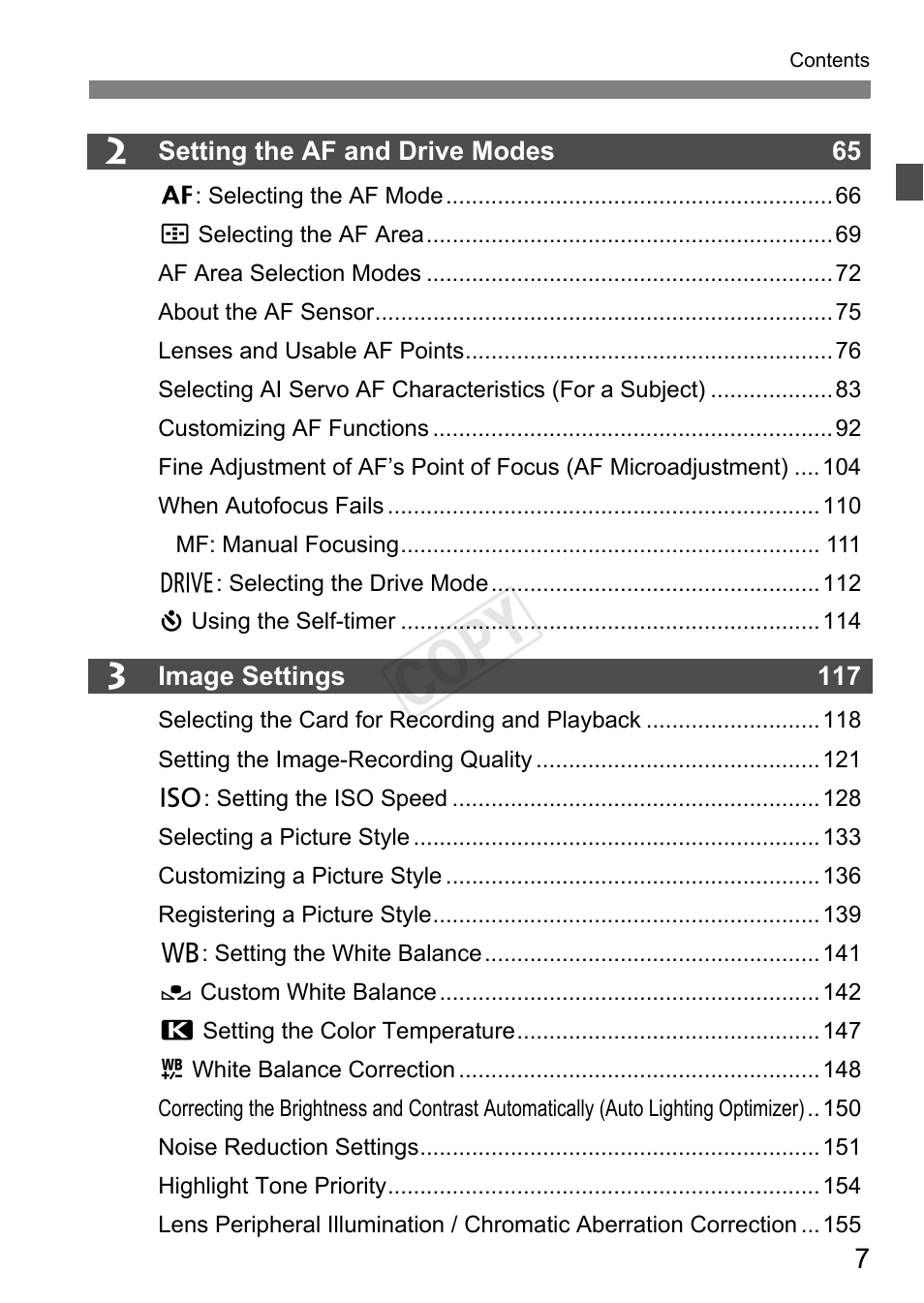 Cop y | Canon EOS-1D C User Manual | Page 7 / 420