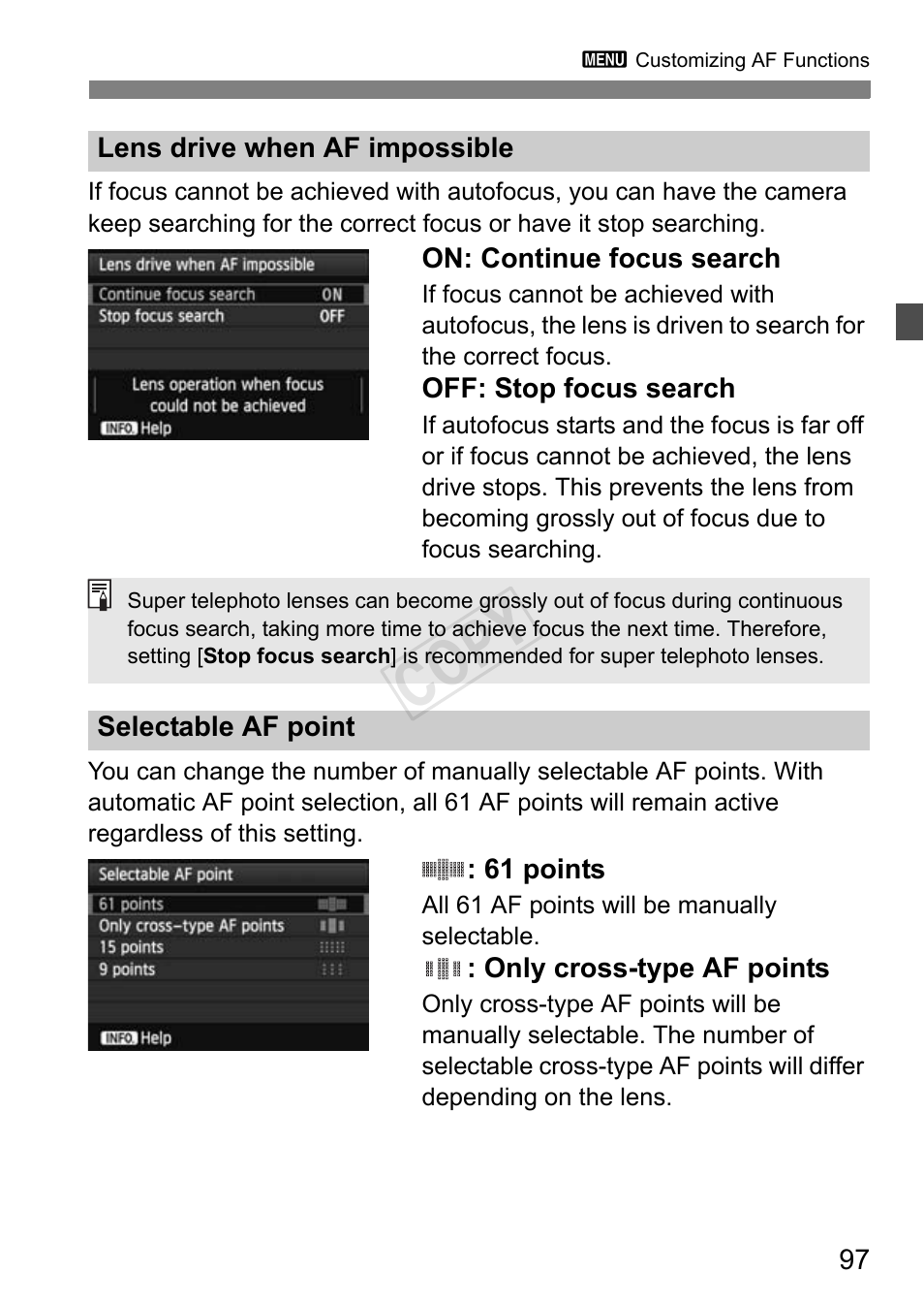 Cop y | Canon EOS-1D C User Manual | Page 97 / 420