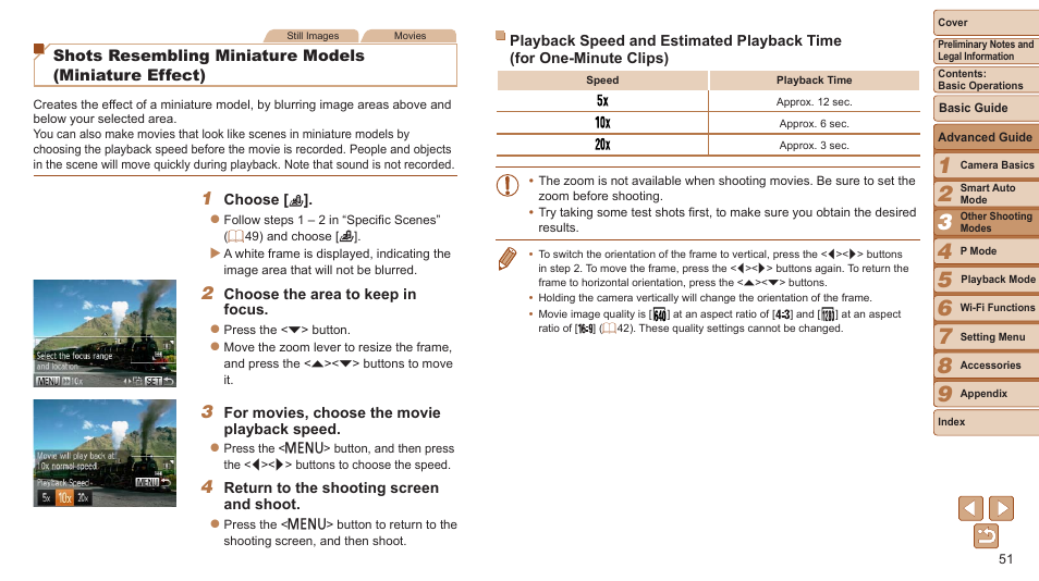 Canon PowerShot ELPH 115 IS User Manual | Page 51 / 151