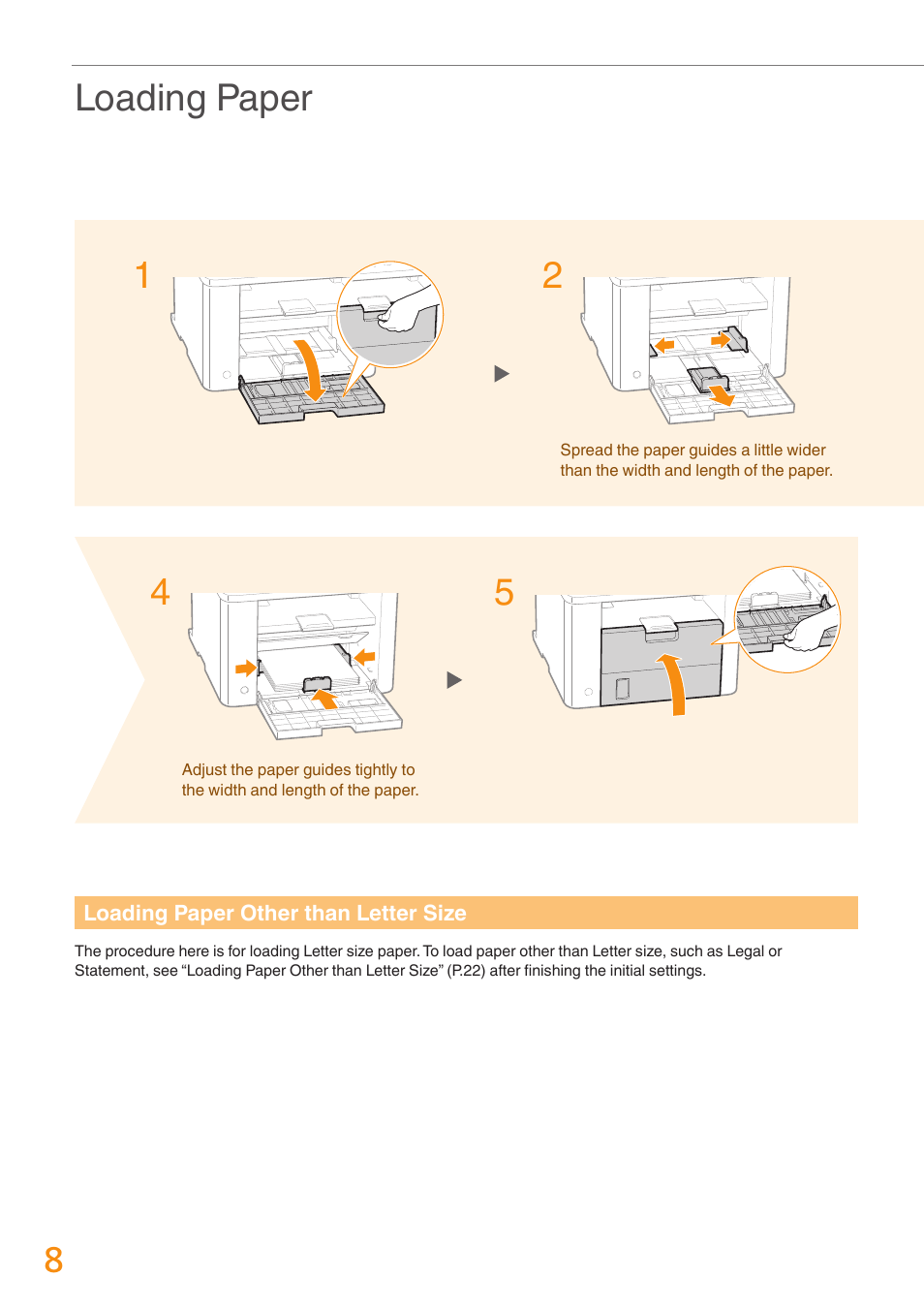 Loading paper | Canon FAXPHONE L190 User Manual | Page 8 / 28