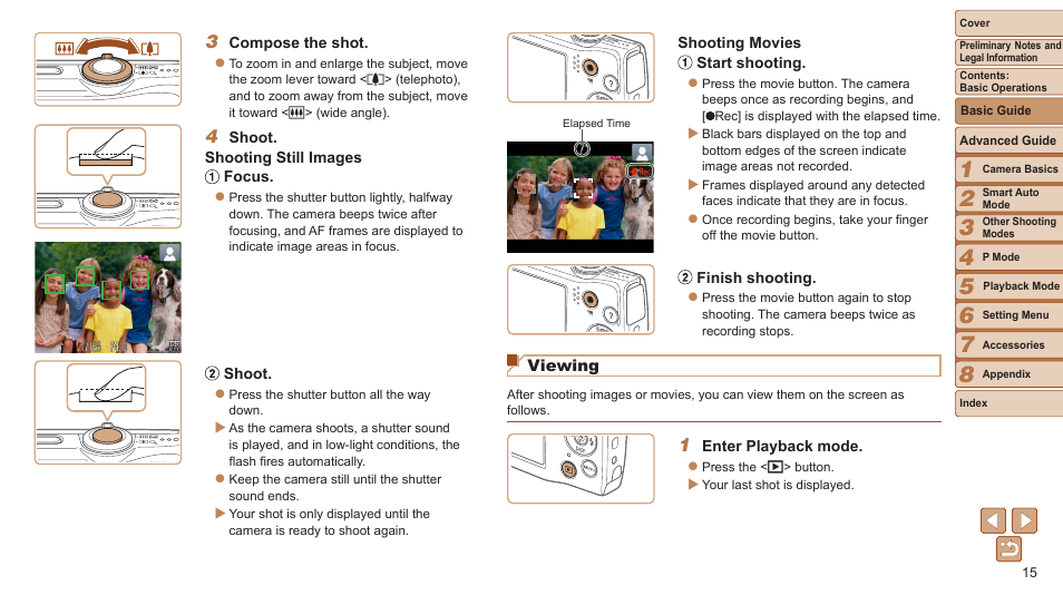 Canon PowerShot A2500 User Manual | Page 15 / 109