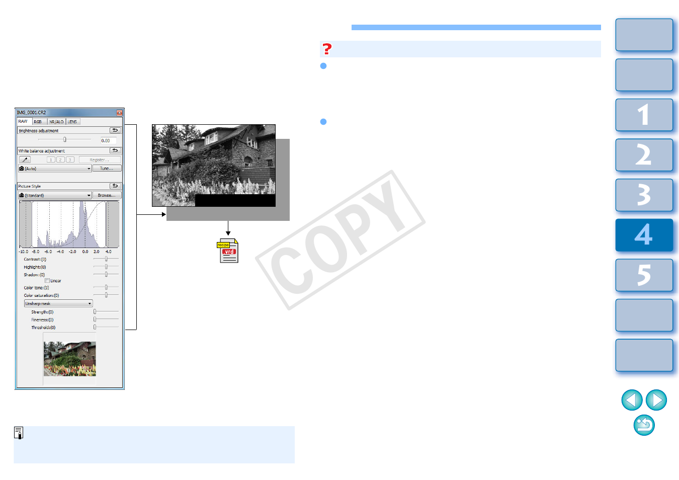 Utilizing adjustment contents (recipe), P.99), Can b | Cop y | Canon EOS Rebel T5 18-55 IS II Kit User Manual | Page 100 / 153