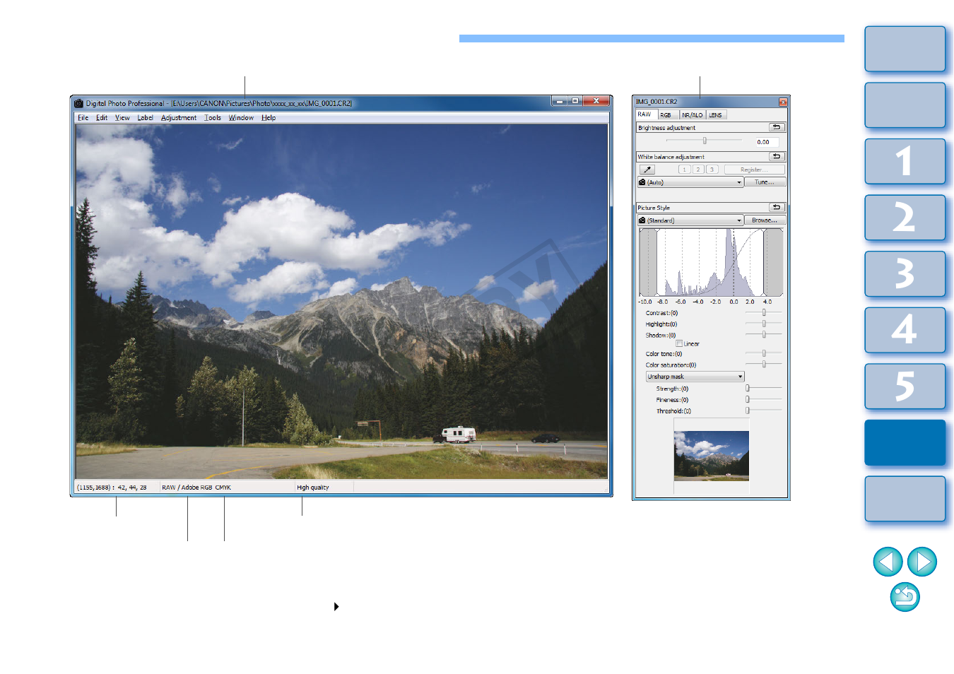 List of edit window functions, P.130, P.130) | Cop y | Canon EOS Rebel T5 18-55 IS II Kit User Manual | Page 131 / 153
