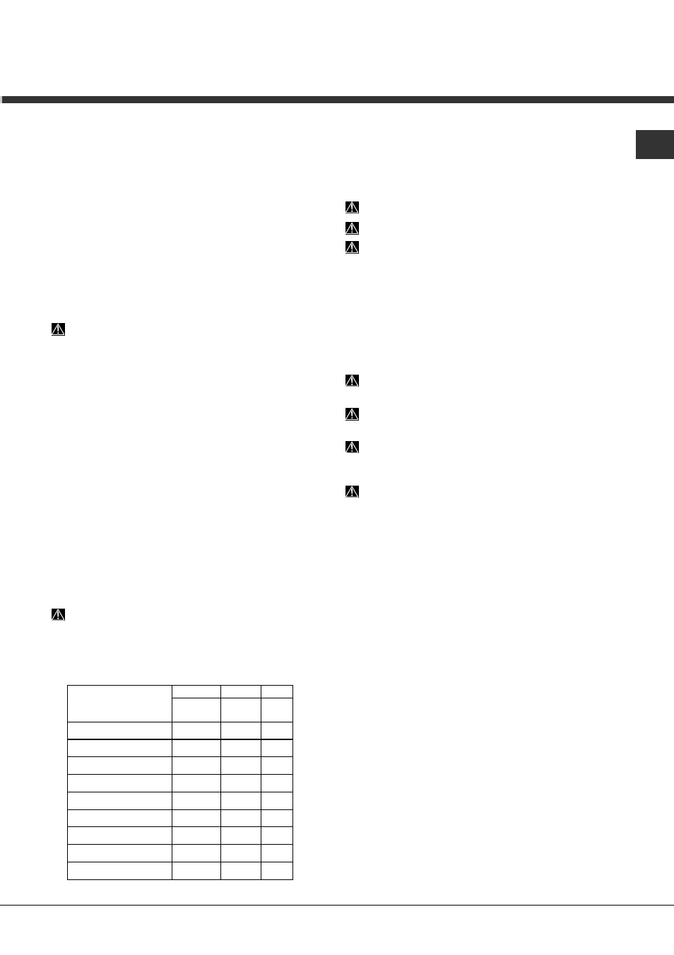 Wash options | Hotpoint Ariston LSFA+ 935 User Manual | Page 19 / 84