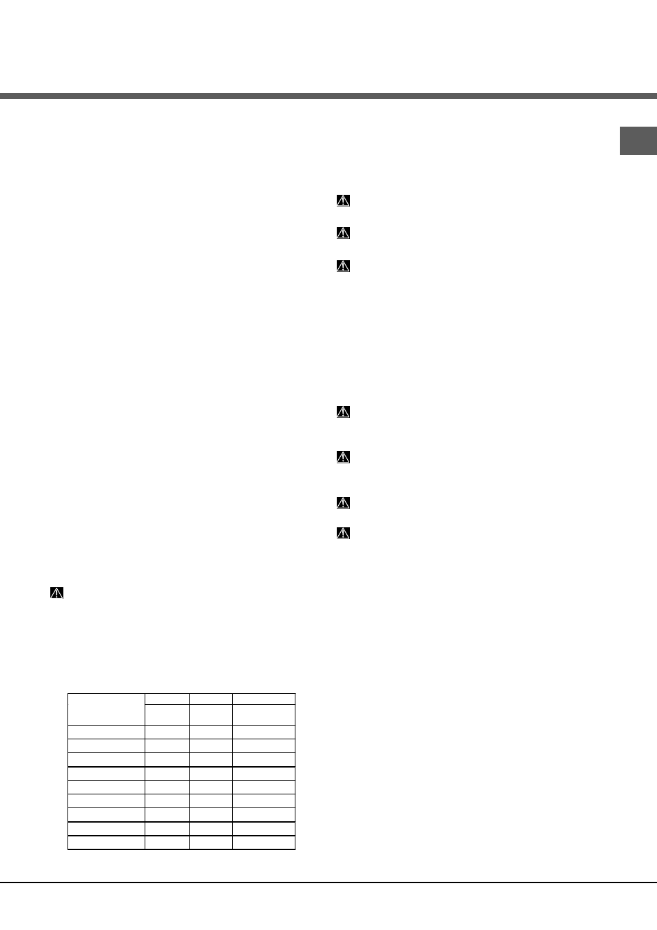 Options de lavage | Hotpoint Ariston LSFA+ 935 User Manual | Page 31 / 84