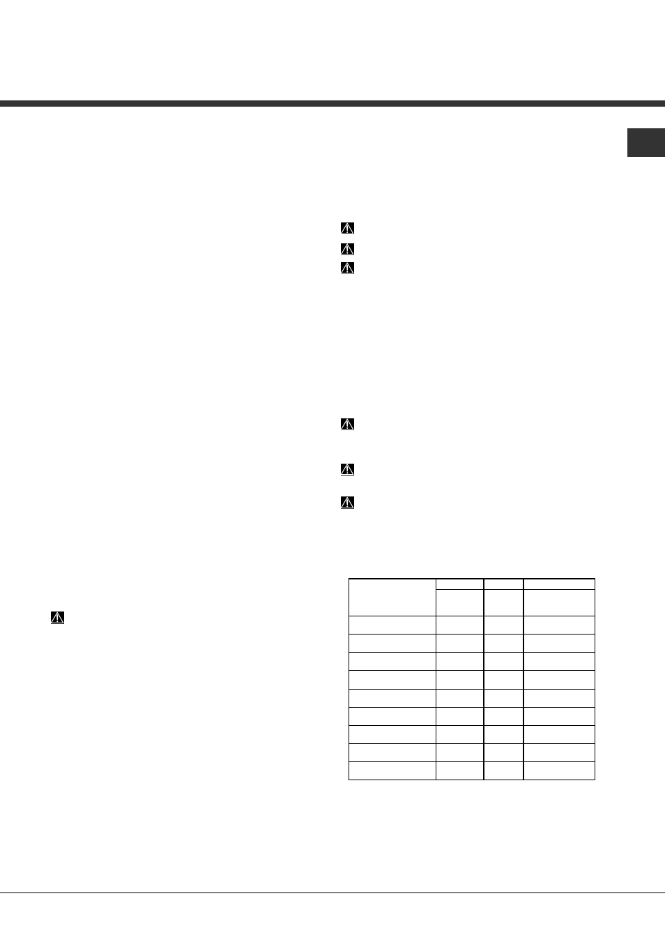 Opzioni di lavaggio, Mezzo carico, Partenza ritardata | Pastiglie multifunzione, Tabs) | Hotpoint Ariston LSFA+ 935 User Manual | Page 7 / 84