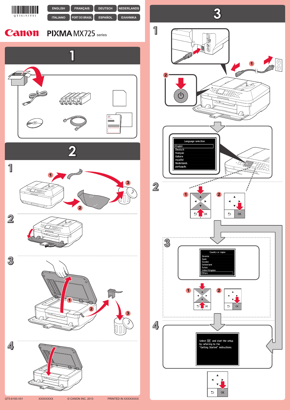 Canon PIXMA MX725 User Manual | 4 pages
