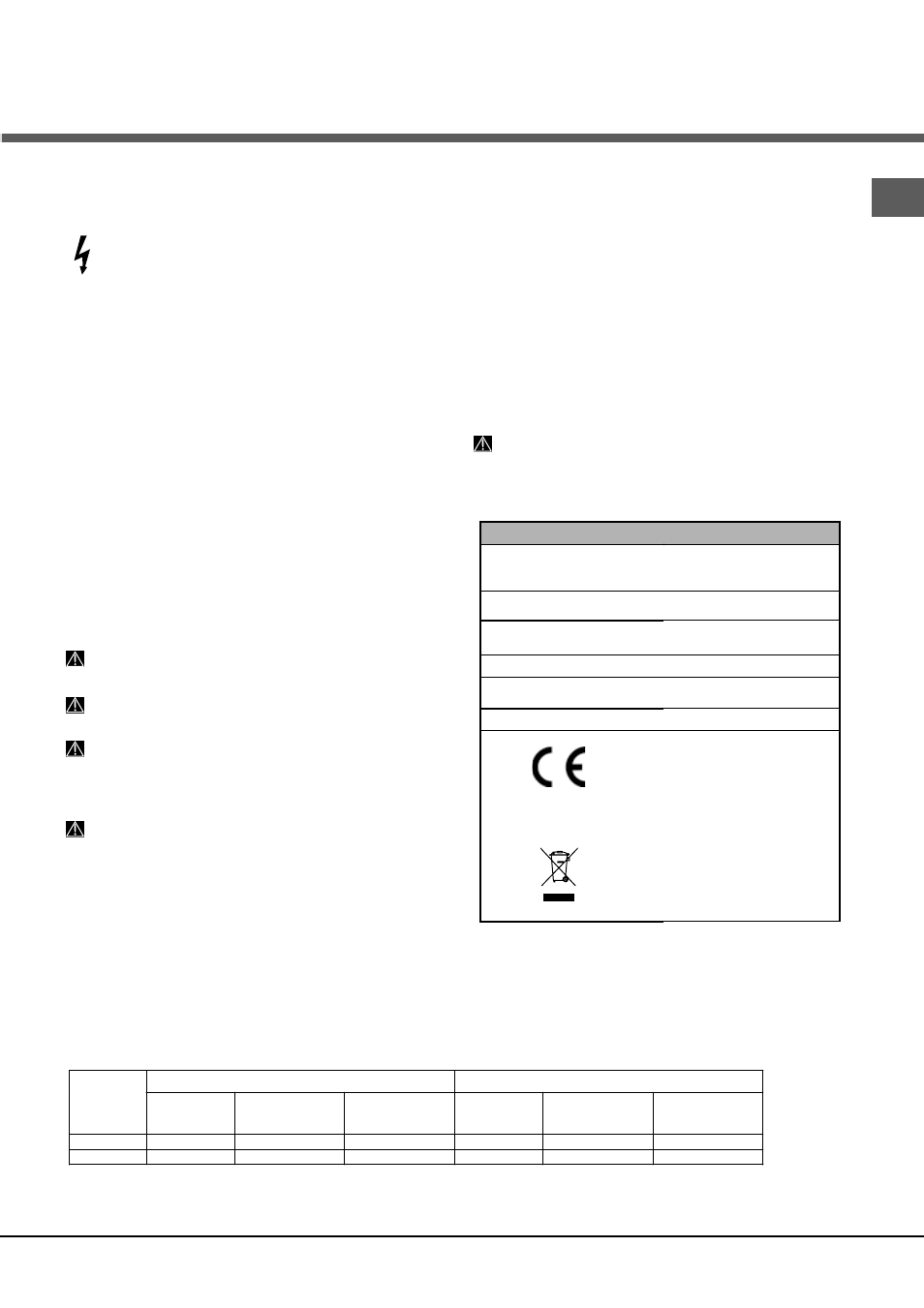 Hinweise zur ersten inbetriebnahme | Hotpoint Ariston LST 216 A-HA User Manual | Page 39 / 84