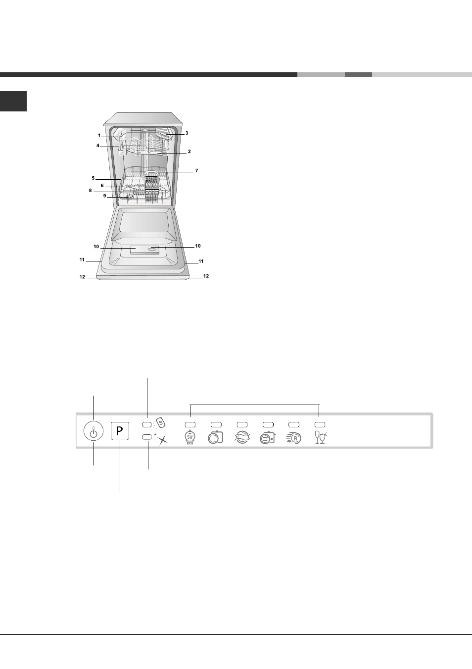 Descrizione dell’apparecchio | Hotpoint Ariston LST 216 A-HA User Manual | Page 4 / 84
