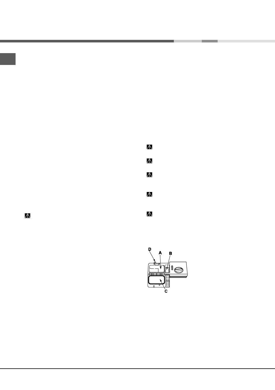 Start und inbetriebnahme | Hotpoint Ariston LST 216 A-HA User Manual | Page 42 / 84