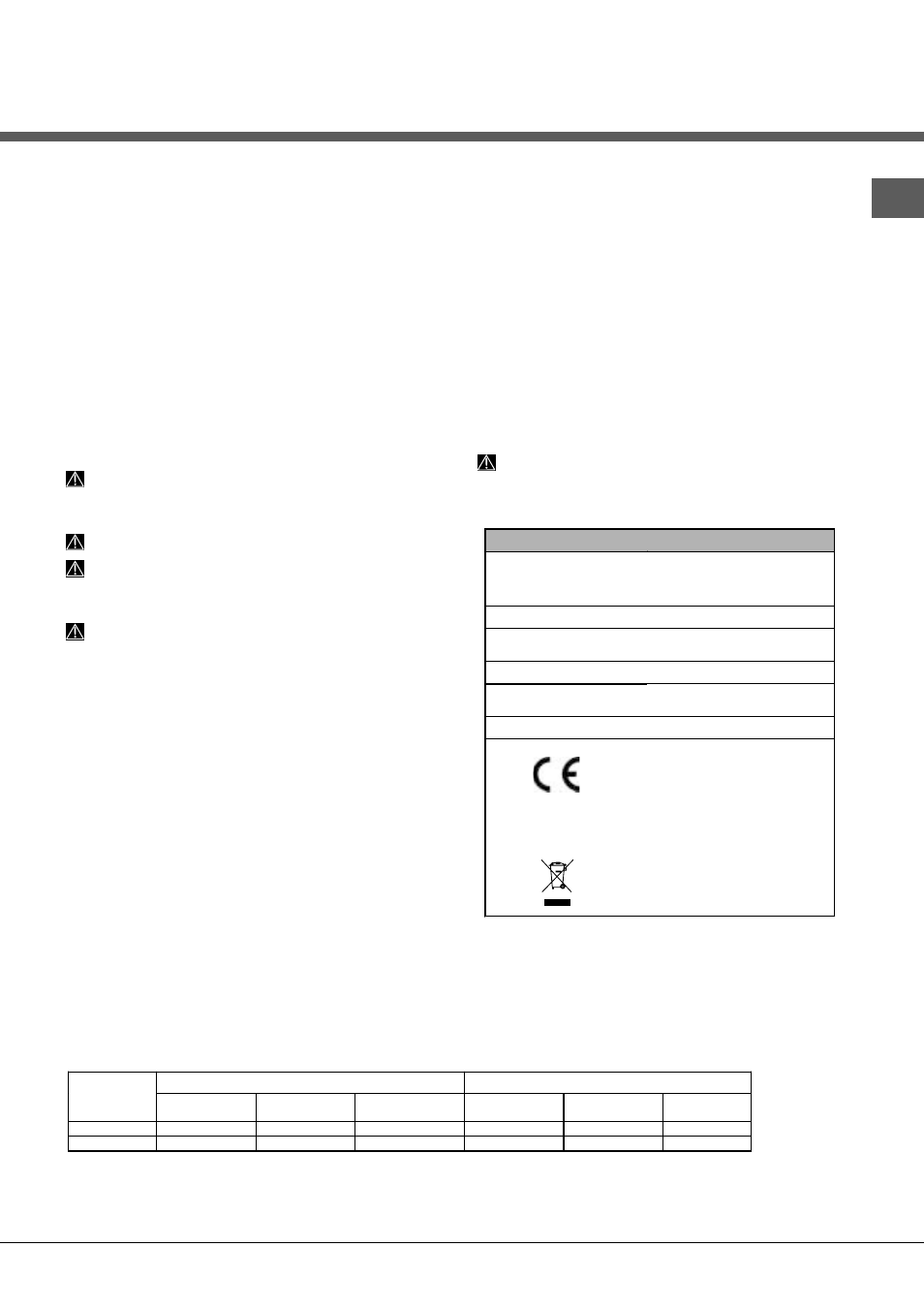 Aanwijzingen voor de eerste afwascyclus | Hotpoint Ariston LST 216 A-HA User Manual | Page 51 / 84