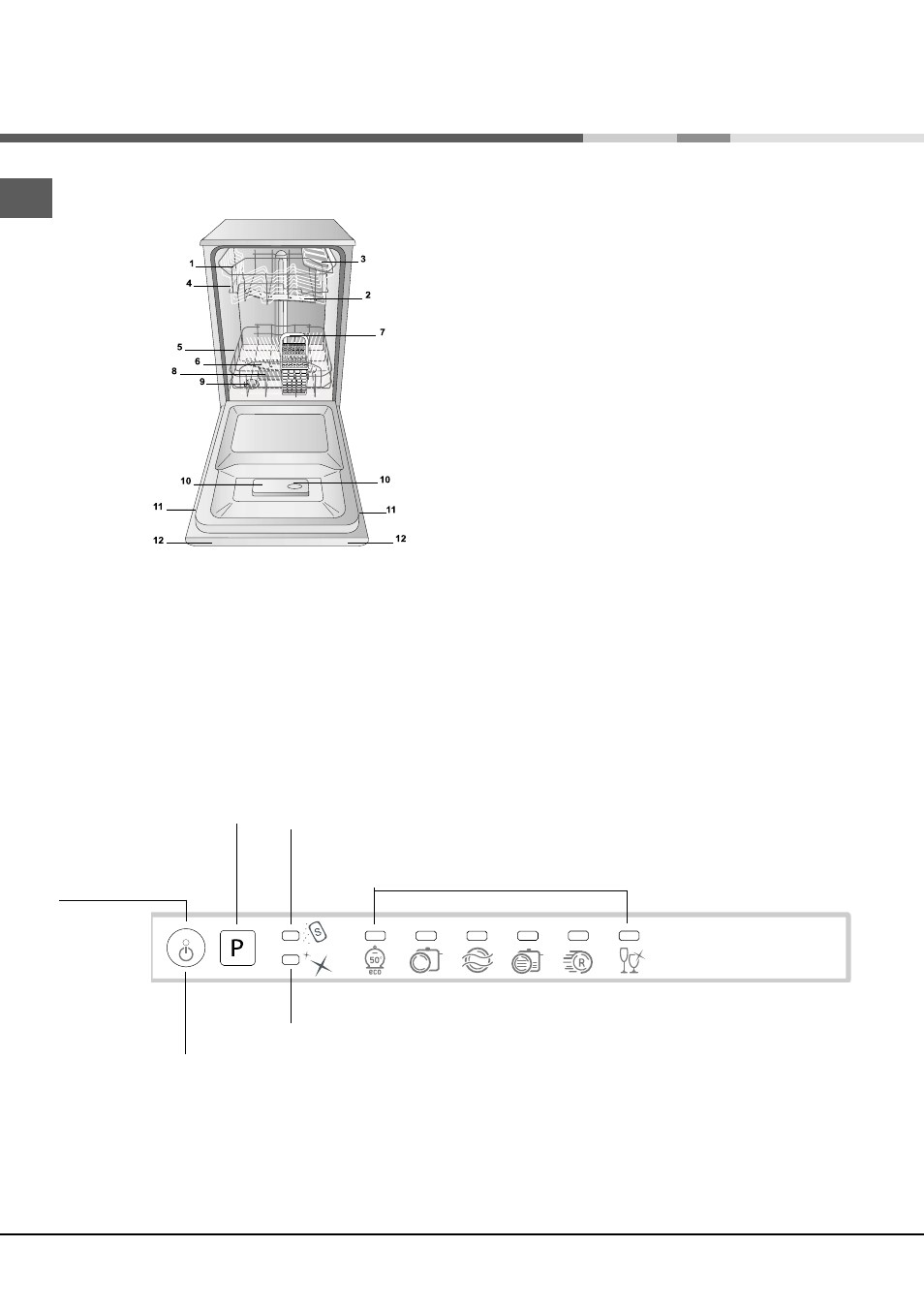 Descrição do aparelho | Hotpoint Ariston LST 216 A-HA User Manual | Page 76 / 84