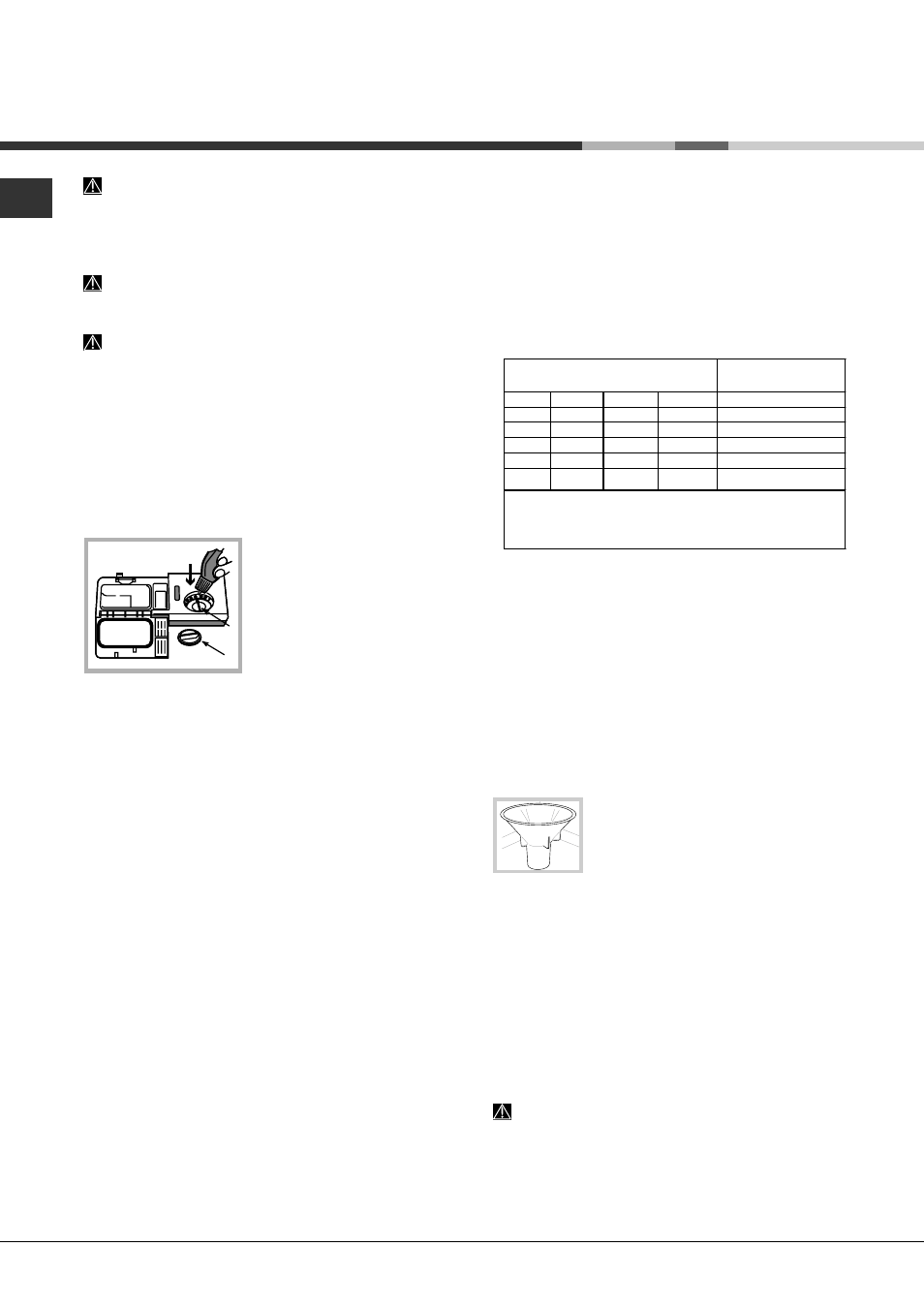 Brillantante e sale rigenerante, Caricare il brillantante, Caricare il sale rigenerante | Hotpoint Ariston LST 216 A-HA User Manual | Page 8 / 84