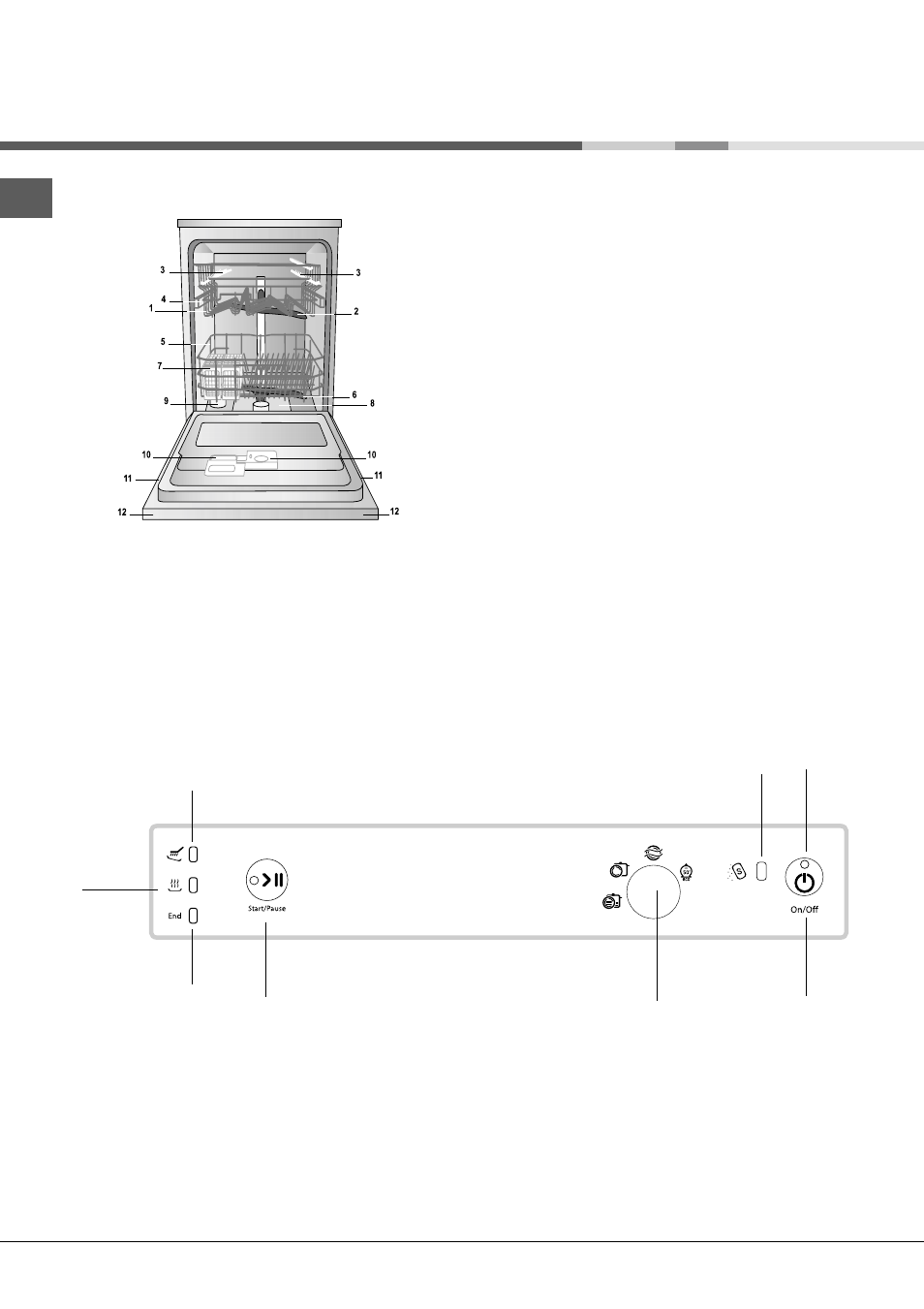 Description de l’appareil | Hotpoint Ariston LFS 114 User Manual | Page 28 / 84