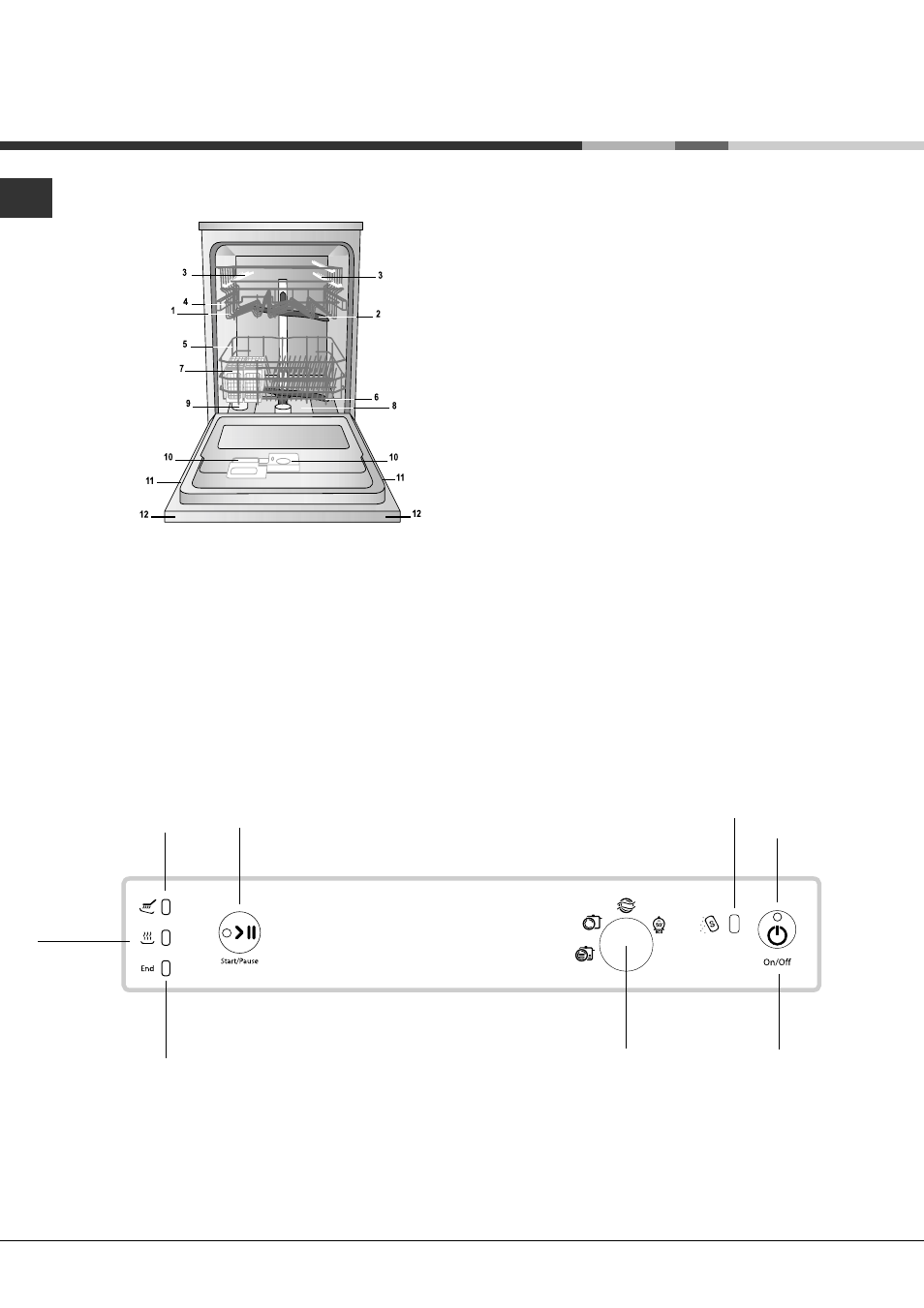 Descrizione dell’apparecchio | Hotpoint Ariston LFS 114 User Manual | Page 4 / 84