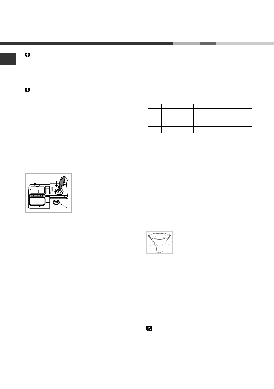 Abrillantador y sal regeneradora, Cargar el abrillantador, Cargar la sal regeneradora | Hotpoint Ariston LFTA+ M294 A User Manual | Page 68 / 84