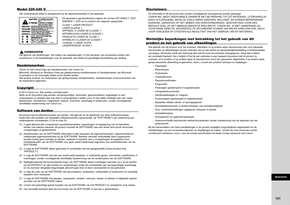 Canon i-SENSYS MF3010 User Manual | Page 193 / 204