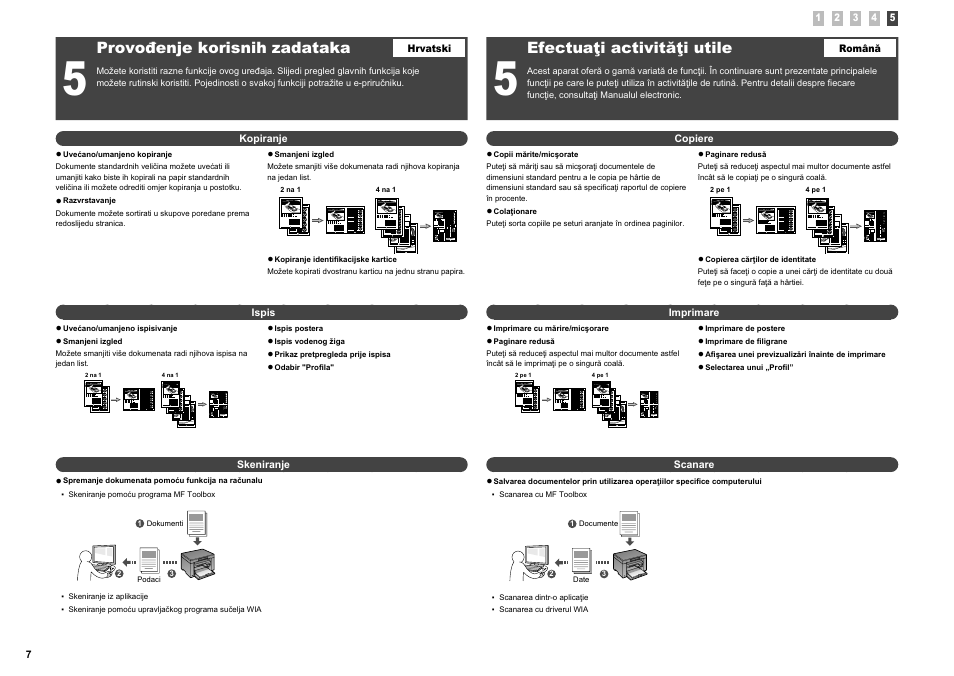 Provođenje korisnih zadataka, Efectuaţi activităţi utile | Canon i-SENSYS MF3010 User Manual | Page 28 / 204