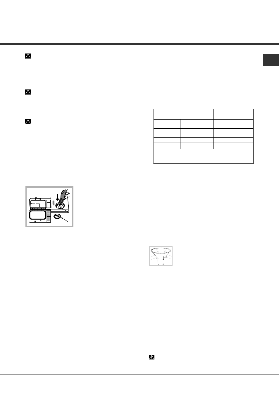 Klarspüler und regeneriersalz, Einfüllen des klarspülers, Einfüllen des regeneriersalzes | Hotpoint Ariston LFTA+ H204 HX User Manual | Page 45 / 84