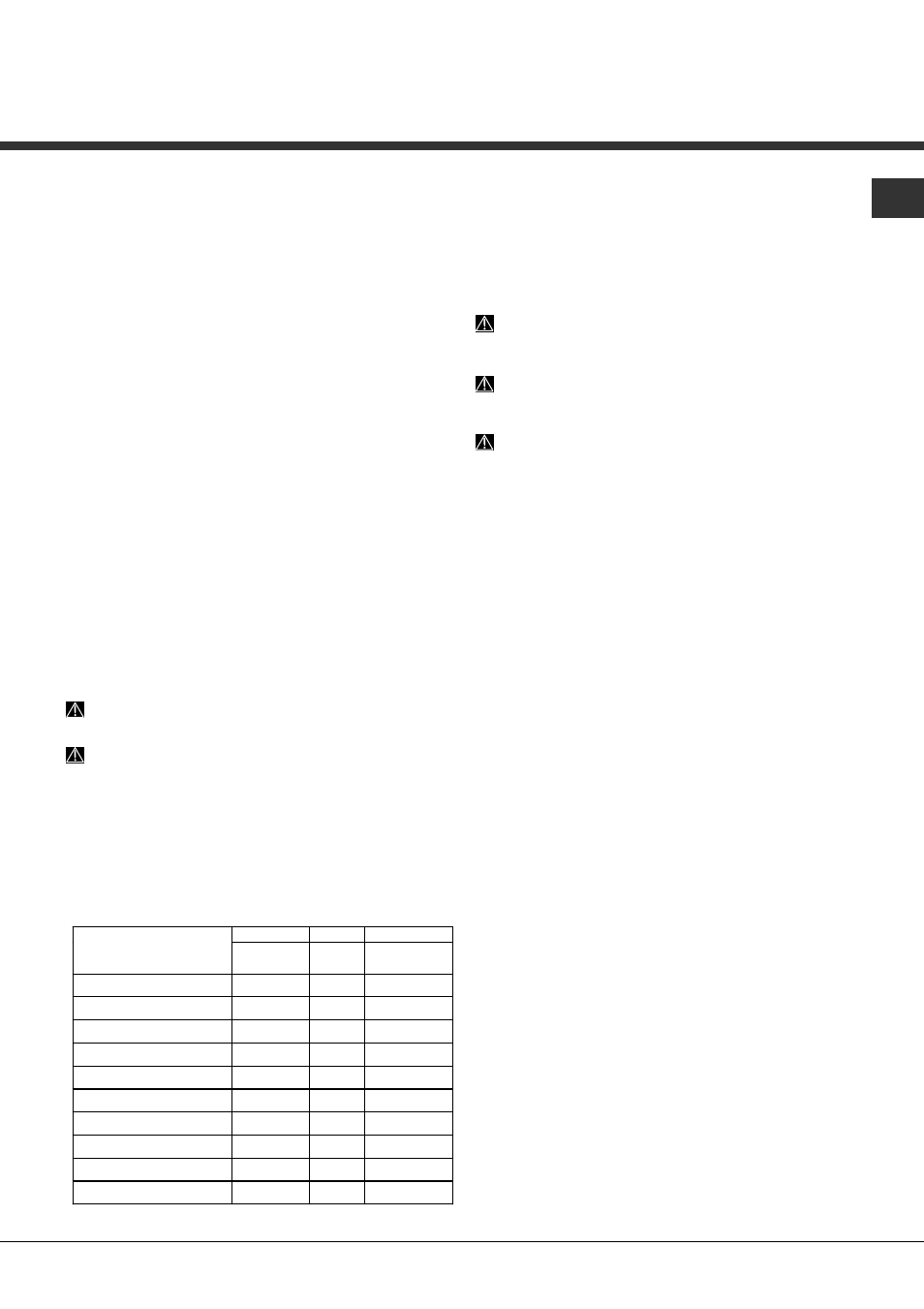 Opções de lavagem, Pastilhas multifunção, Início retardado | Meia carga no cesto superior ou inferior | Hotpoint Ariston LFTA+ H204 HX User Manual | Page 79 / 84