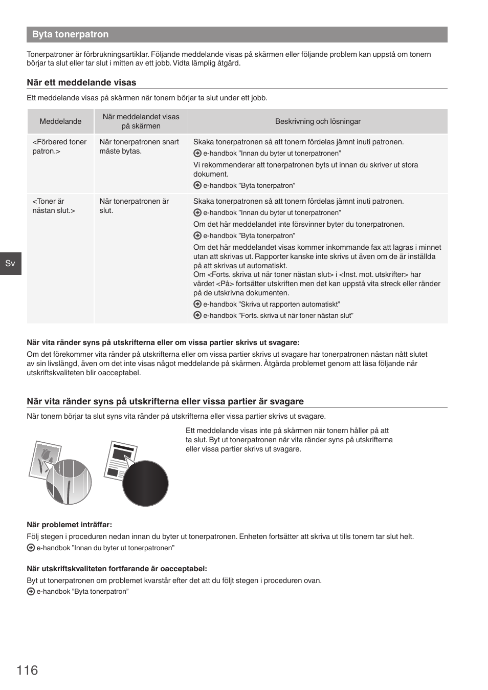 Byta tonerpatron | Canon i-SENSYS MF4870dn User Manual | Page 116 / 292