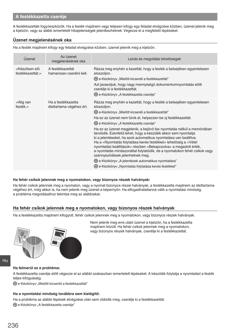 A festékkazetta cseréje | Canon i-SENSYS MF4870dn User Manual | Page 236 / 292