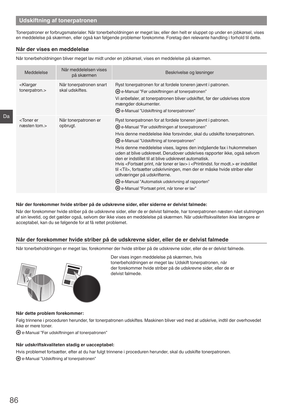 Udskiftning af tonerpatronen | Canon i-SENSYS MF4870dn User Manual | Page 86 / 292