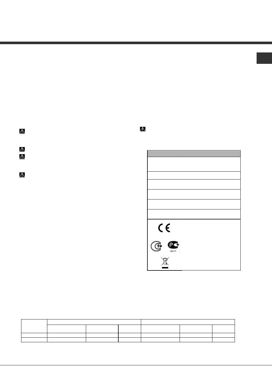 Conseils pour le premier lavage | Hotpoint Ariston PFT 8H4X User Manual | Page 27 / 84