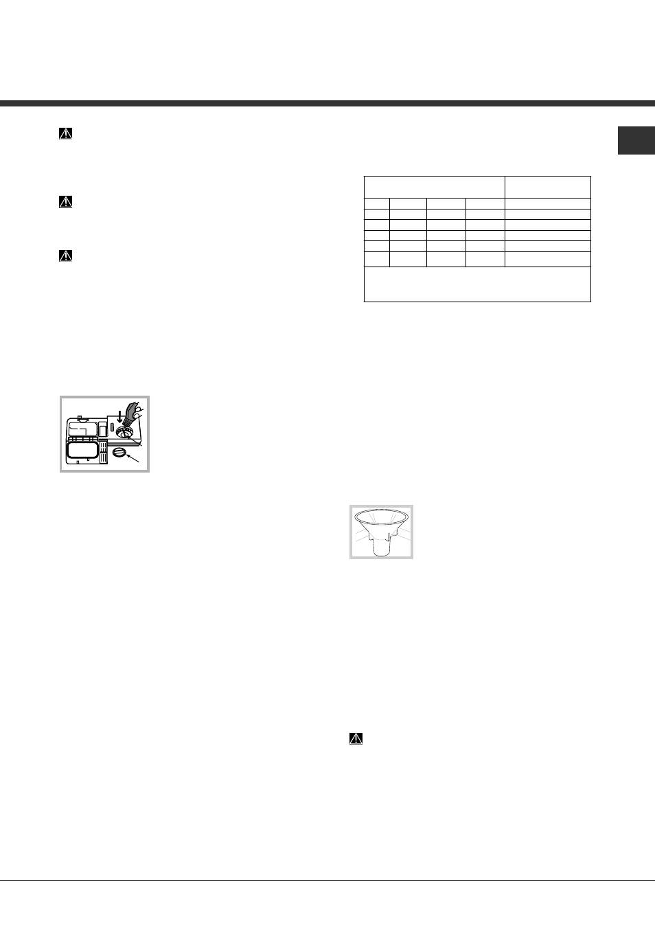 Abrilhantador e sal regenerante, Carregar o abrilhantador, Carregar o sal regenerante | Hotpoint Ariston PFT 8H4X User Manual | Page 69 / 84