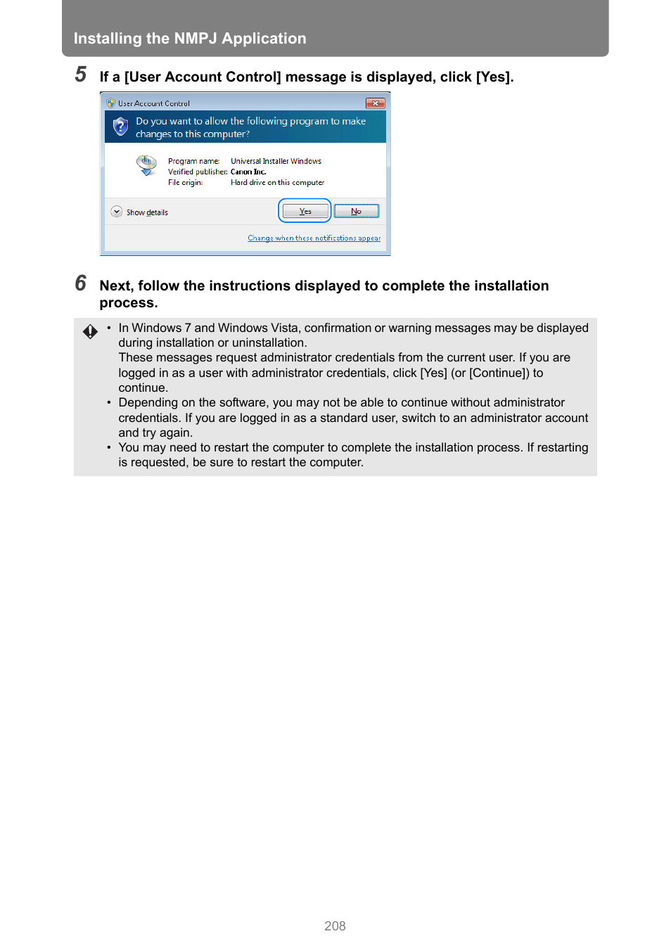 Canon XEED WUX450 User Manual | Page 208 / 308