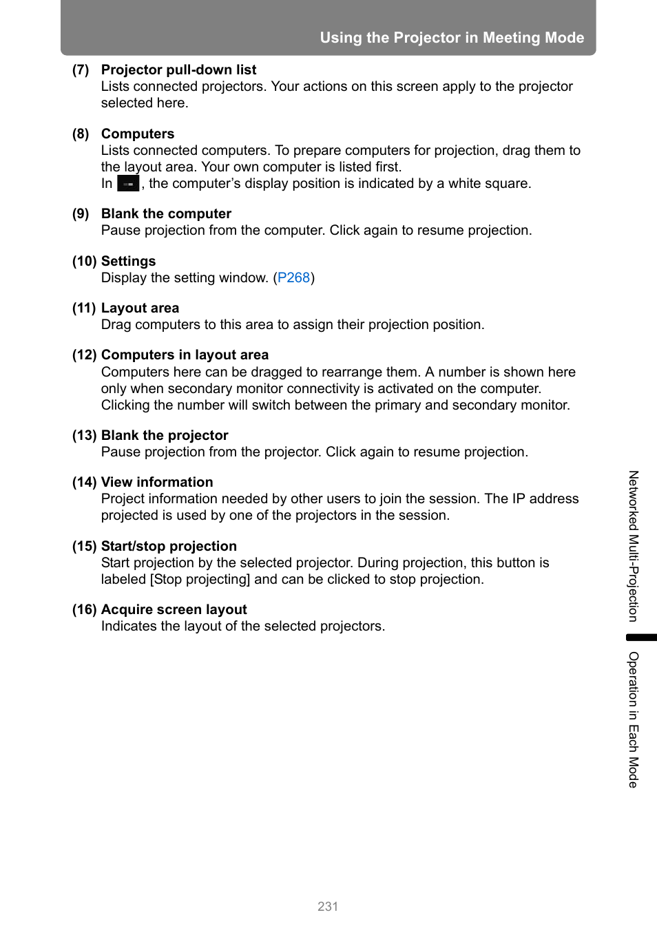 Canon XEED WUX450 User Manual | Page 231 / 308