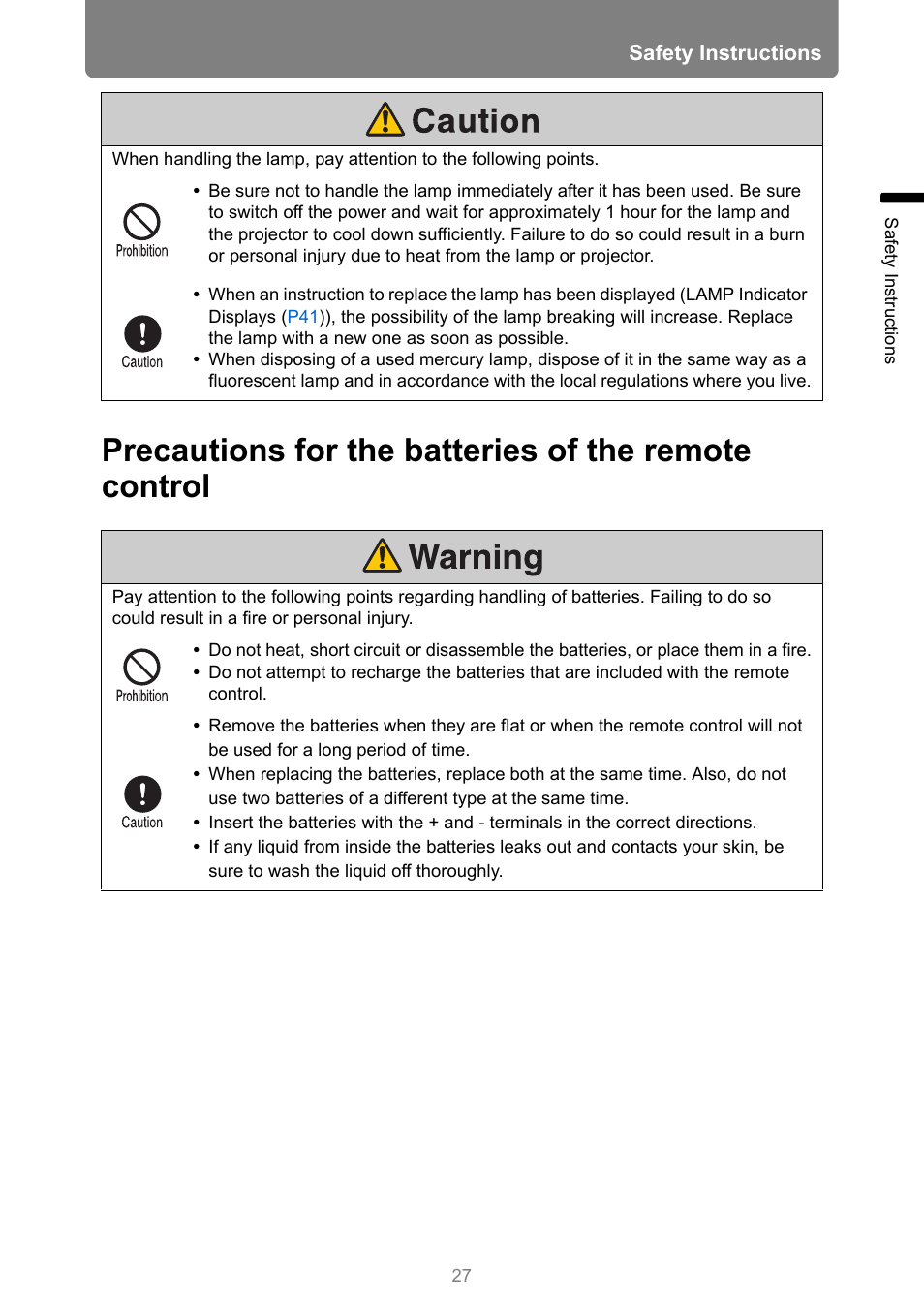 Canon XEED WUX450 User Manual | Page 27 / 308