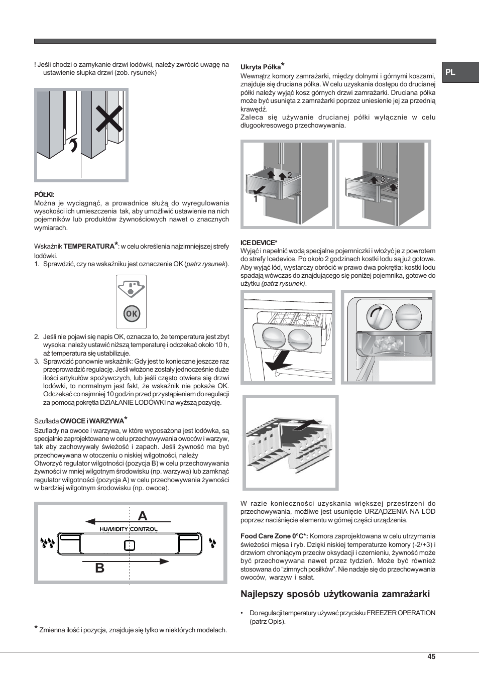Hotpoint Ariston Combinato Quadrio E4D AAA X C User Manual | Page 45 / 52