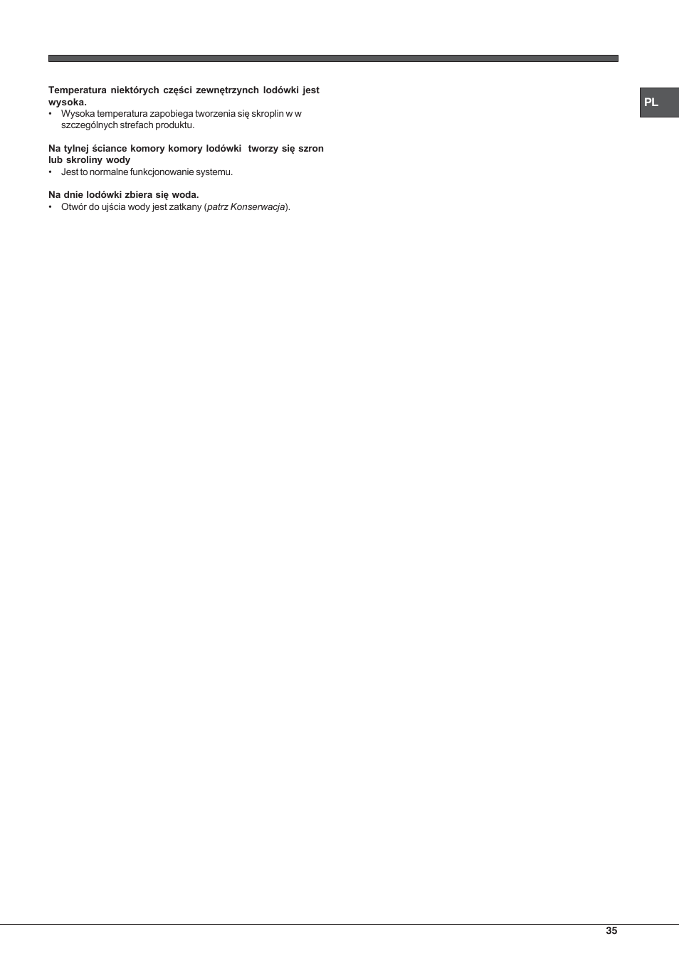 Hotpoint Ariston Doppia Porta ETM 17201 F User Manual | Page 35 / 56