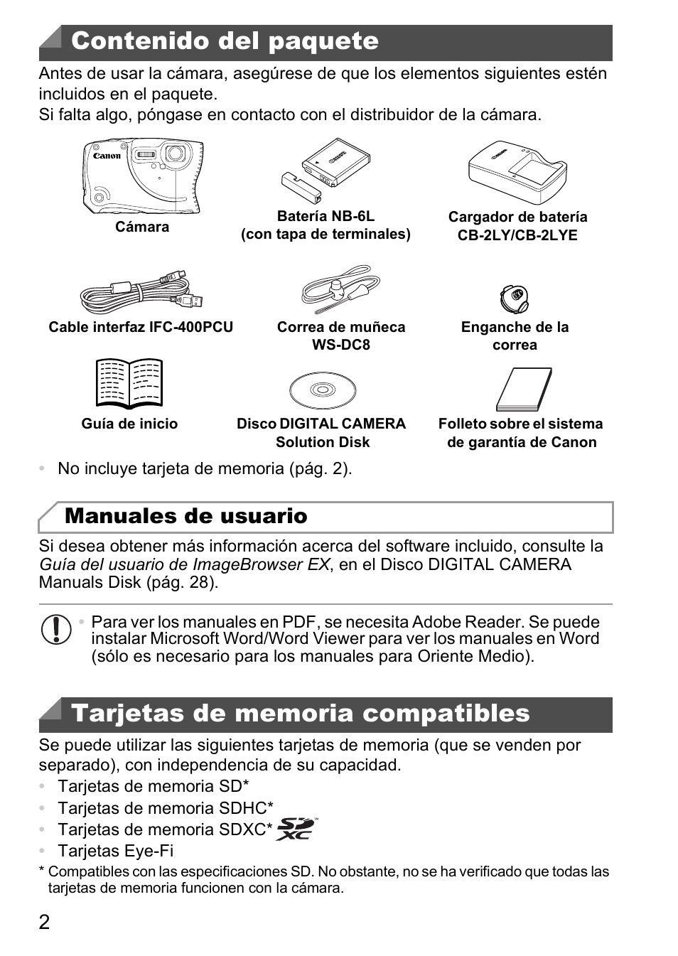 Canon PowerShot D20 User Manual | Page 2 / 221