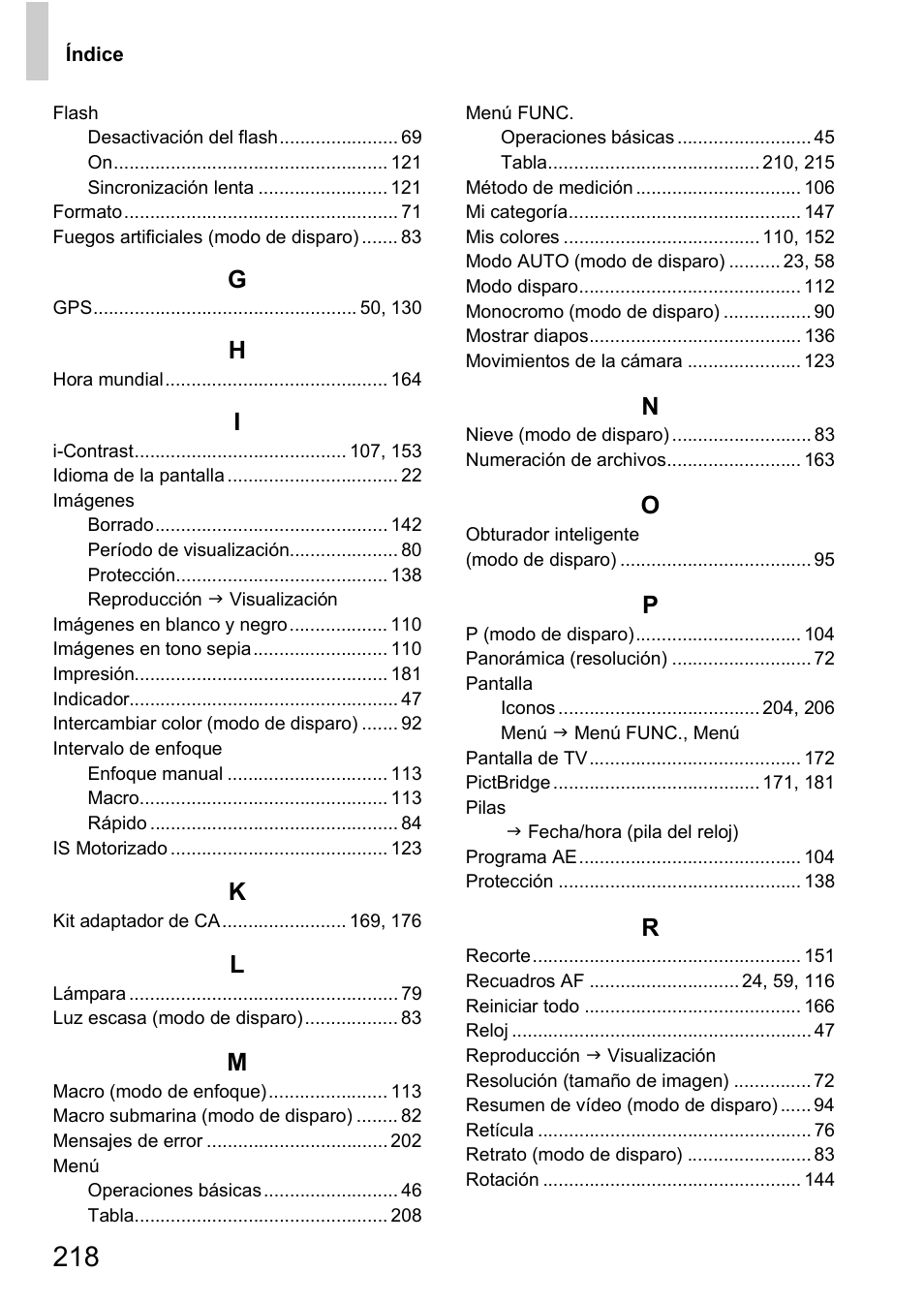 Canon PowerShot D20 User Manual | Page 218 / 221