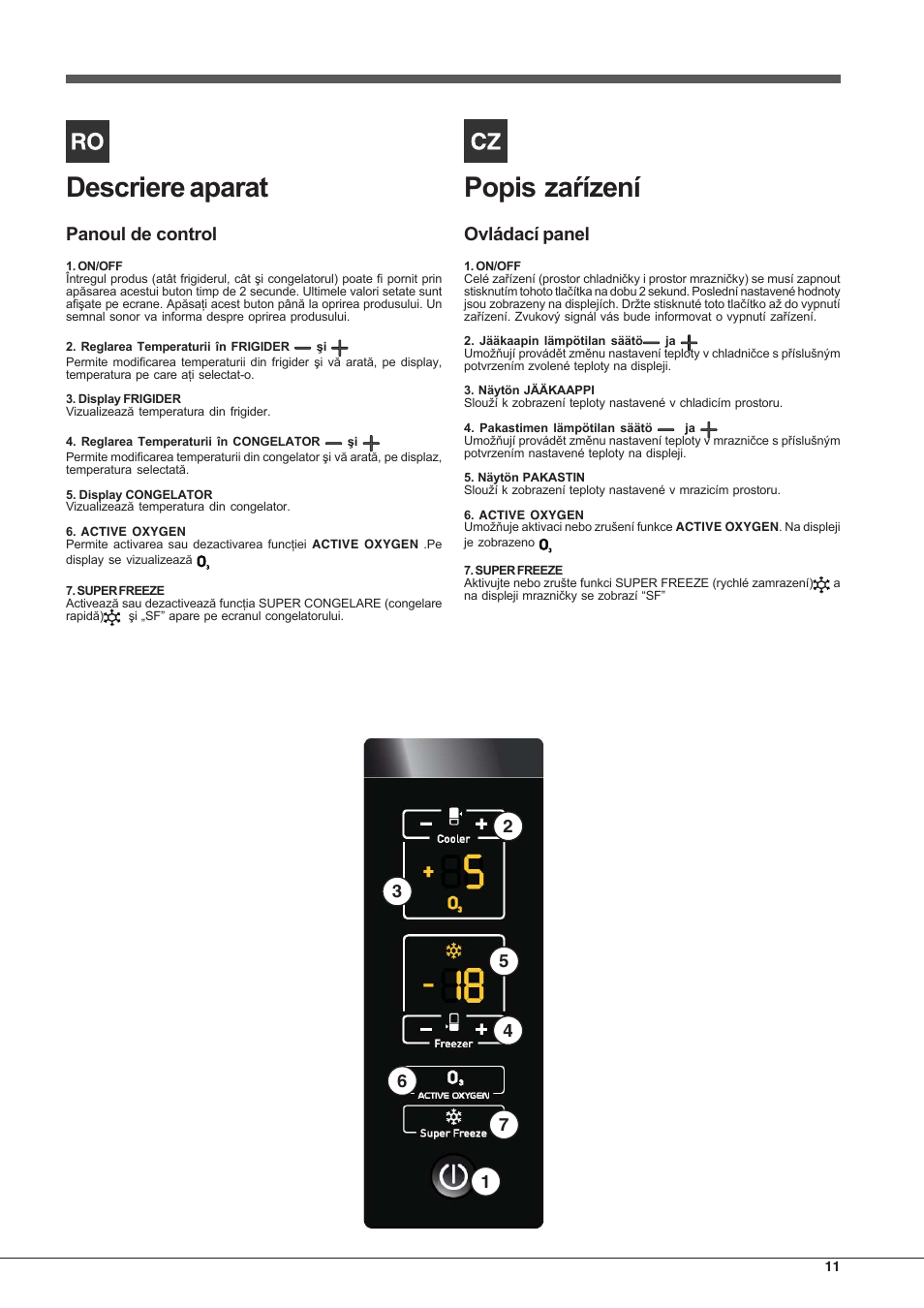 Hotpoint Ariston EBYH 18223 03 F User Manual | Page 11 / 64