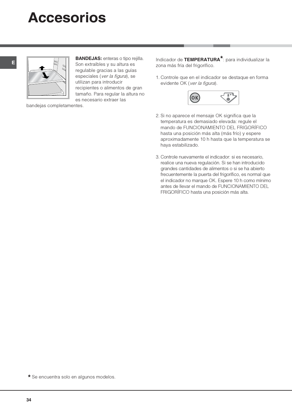 Accesorios | Hotpoint Ariston Combinato SBM 1827V-HA User Manual | Page 34 / 72