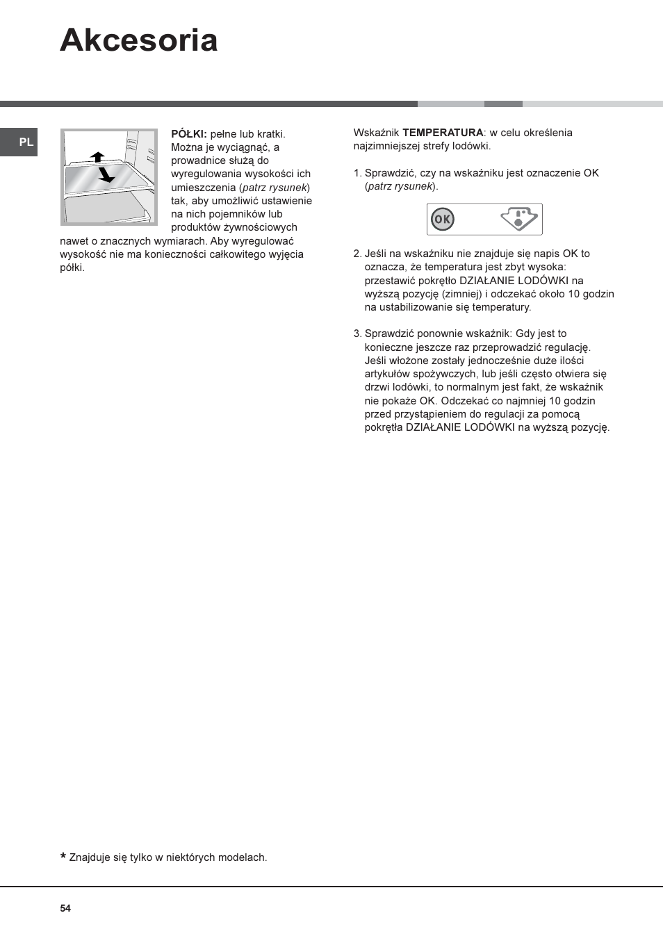 Akcesoria | Hotpoint Ariston Combinato SBM 1827V-HA User Manual | Page 54 / 72