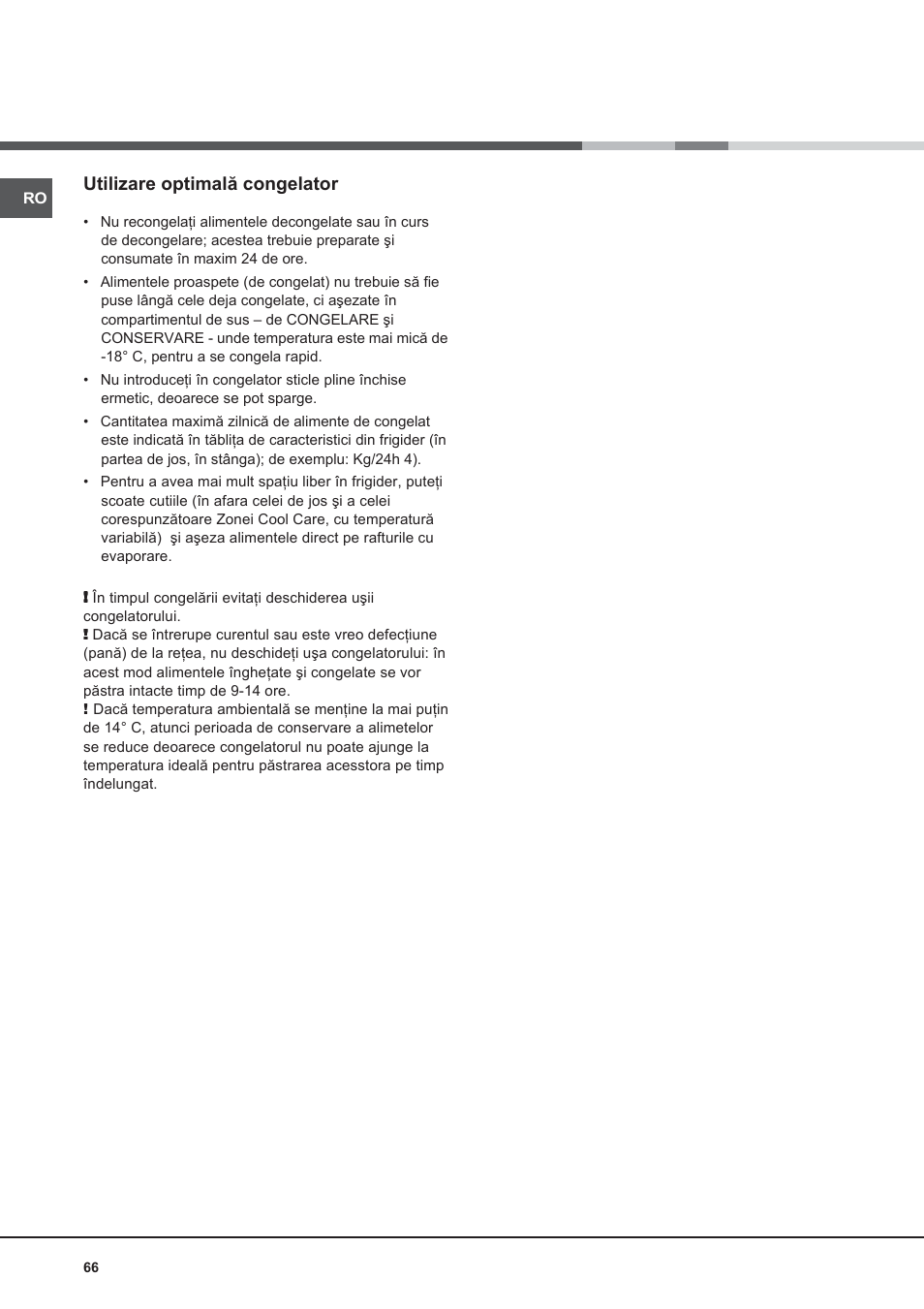 Hotpoint Ariston Combinato SBM 1827V-HA User Manual | Page 66 / 72