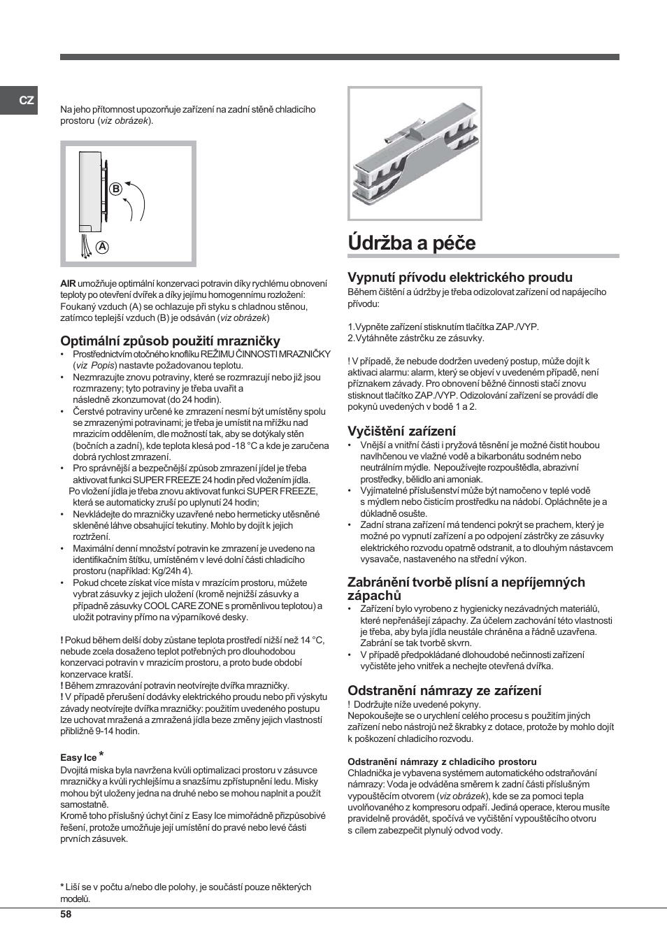 Hotpoint Ariston Combinato EBYH 20320 V User Manual | Page 58 / 64