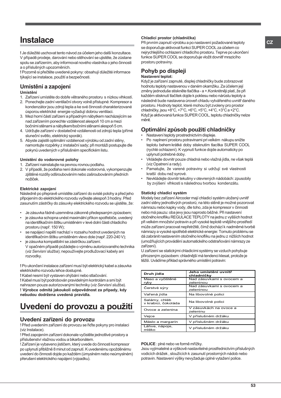 Hotpoint Ariston SDSY 17xx V x User Manual | Page 53 / 60