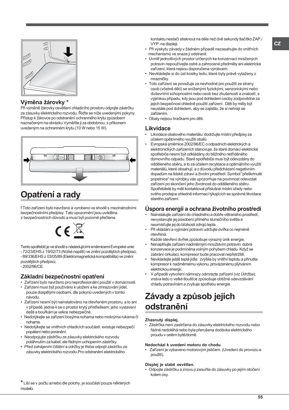 Hotpoint Ariston SDSY 17xx V x User Manual | Page 55 / 60