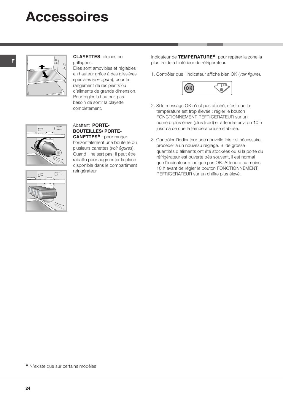 Accessoires | Hotpoint Ariston Doppia Porta BD 2931 EU-HA User Manual | Page 24 / 52