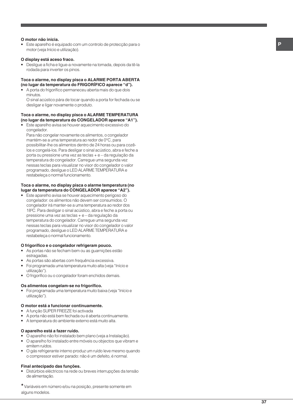 Hotpoint Ariston UPSY 1722 F J User Manual | Page 37 / 52