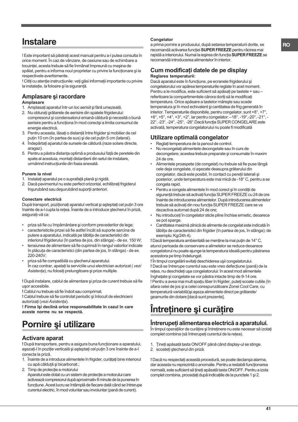 Hotpoint Ariston UPSY 1722 F J User Manual | Page 41 / 52