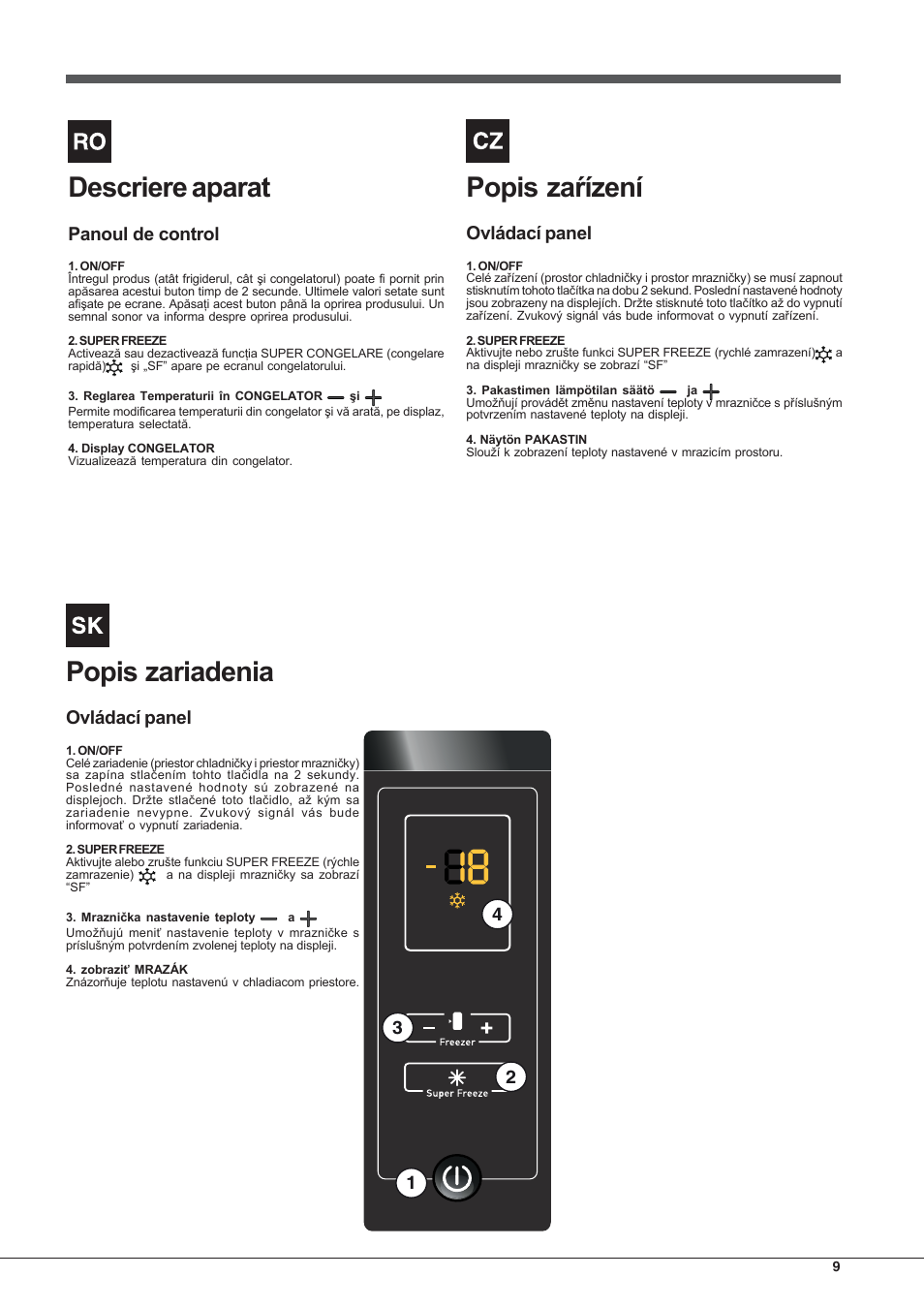 Hotpoint Ariston UPSY 1722 F J User Manual | Page 9 / 52